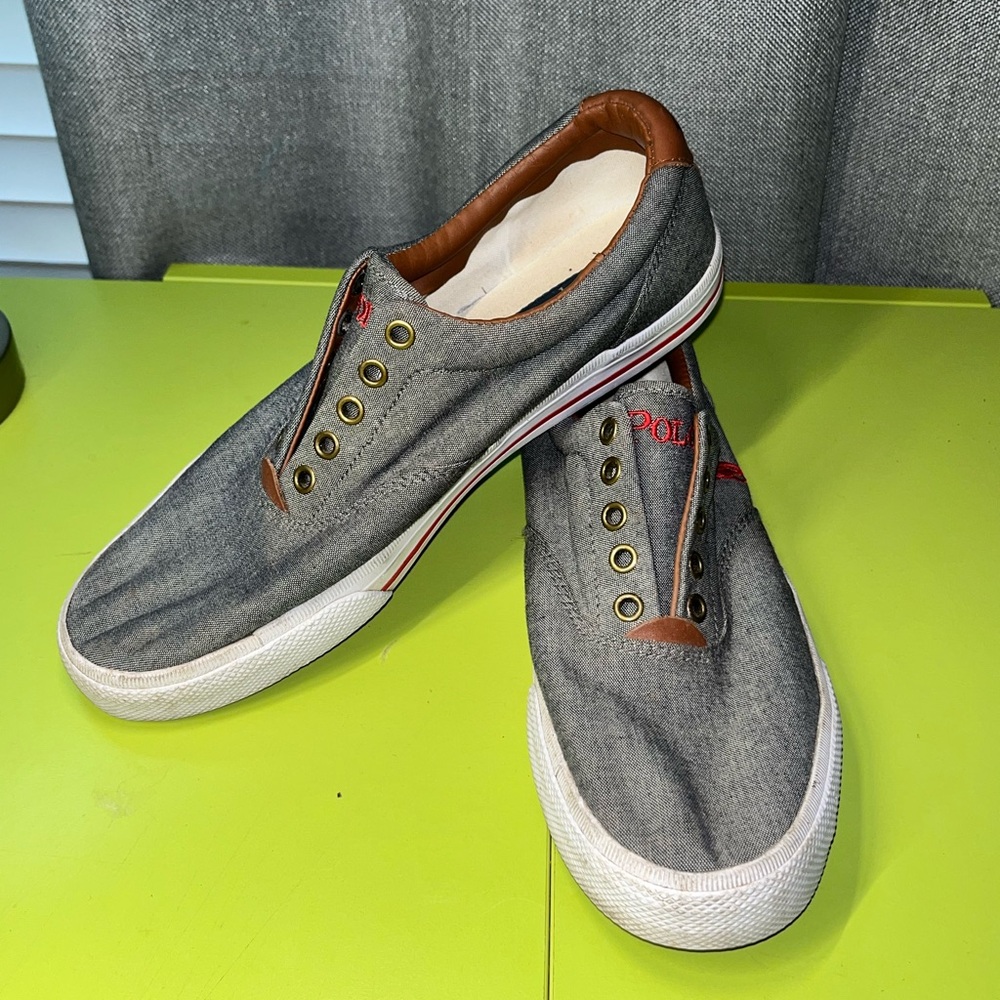Polo Ralph Lauren Men’s Sneakers Gray Size 9.5D